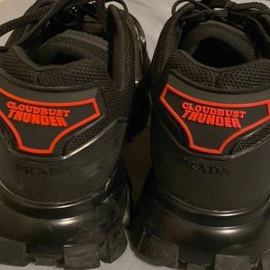 Black Prada shoes (cloudbust thunder)